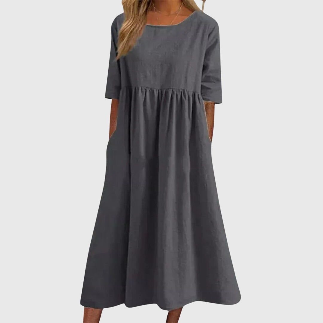 Maisley Elegant Short-Sleeved Dress