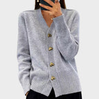 Hayla Chase | Heart Button Cardigan