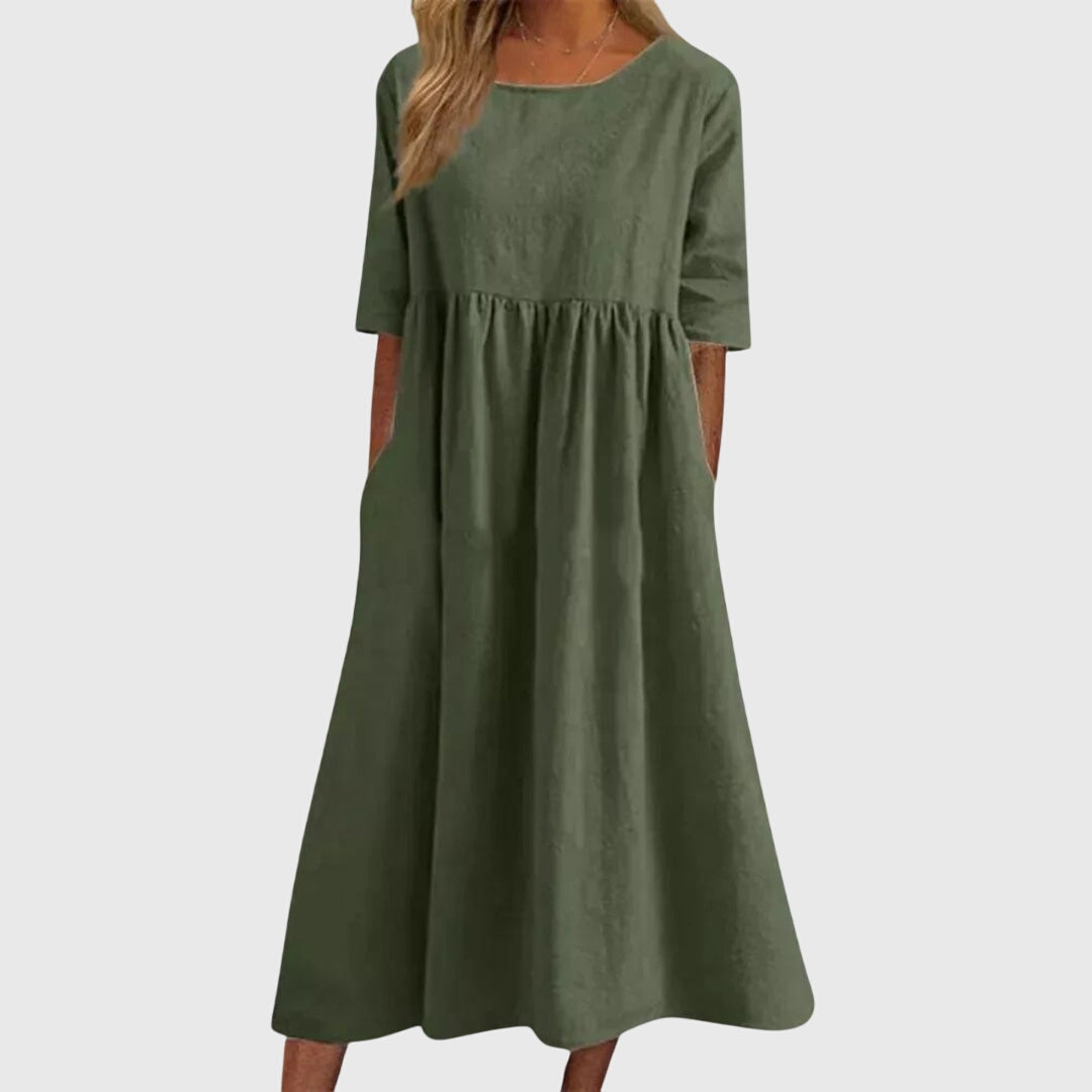 Maisley Elegant Short-Sleeved Dress