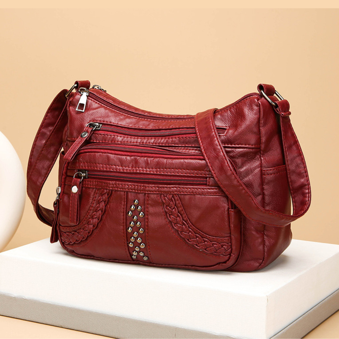 Novara Studded Shoulder Bag