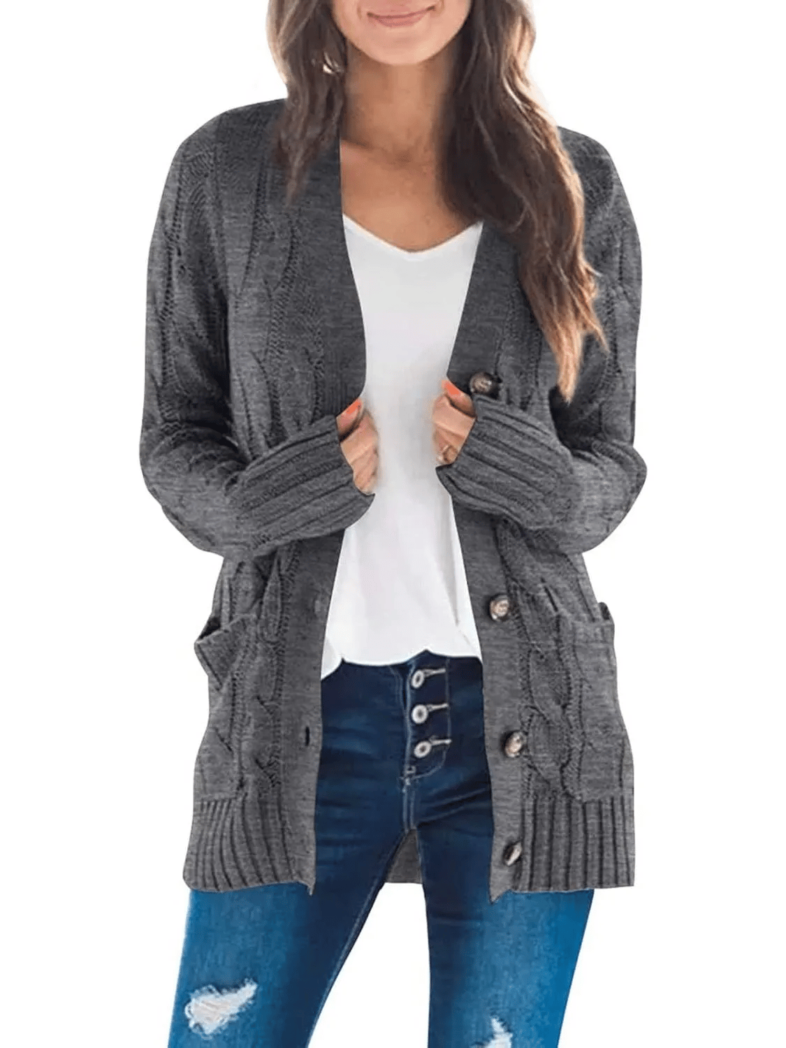 Elowen Button-Down Knit Cardigan