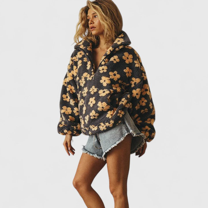 Marcelline Half-Zip Sweater