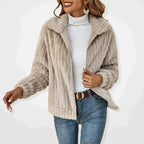 Iris Teddy Zip Cardigan
