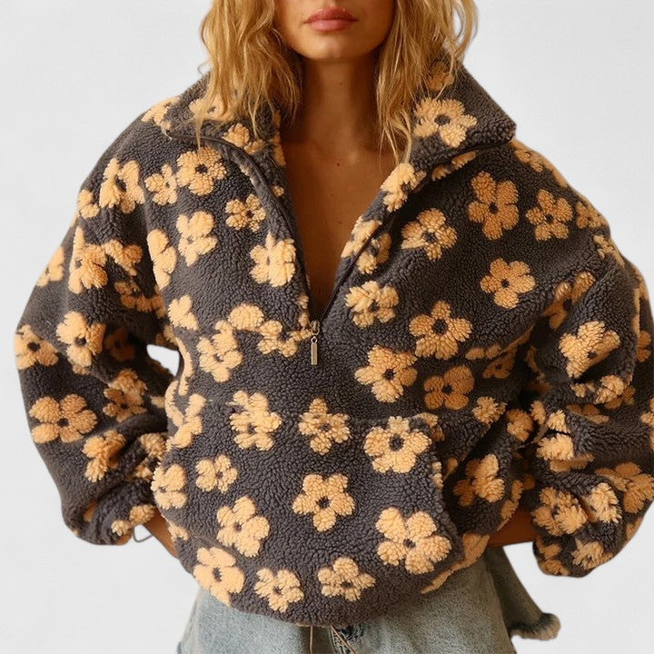 Marcelline Half-Zip Sweater