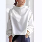 Pamela High-Neck Casual Top