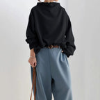 Pamela High-Neck Casual Top