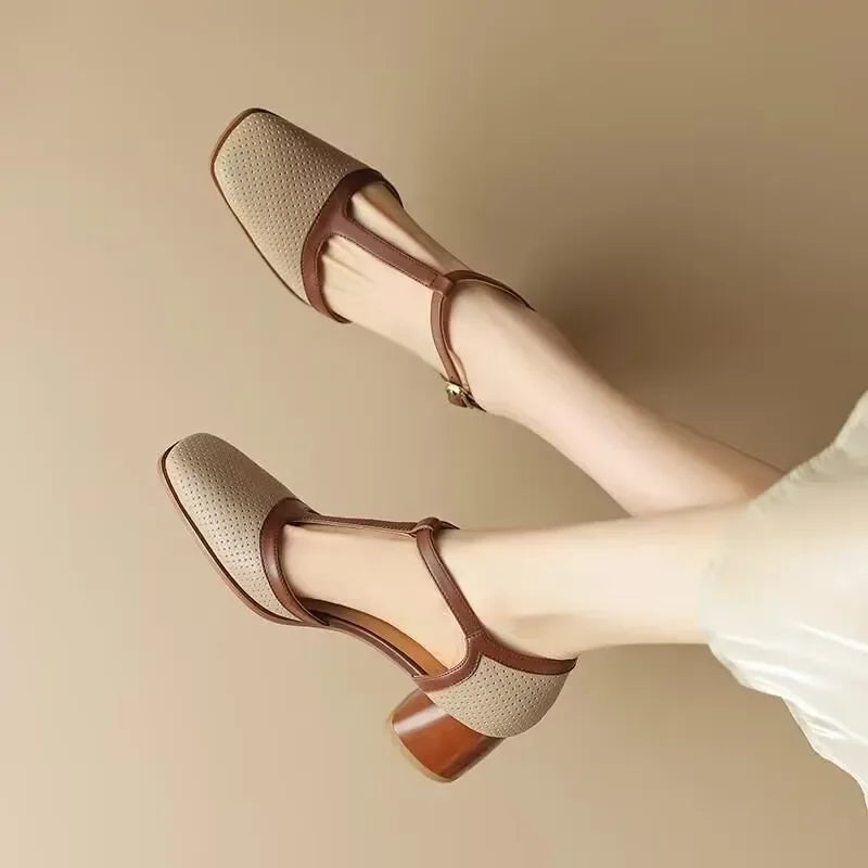 Camille Mid Heel Shoes