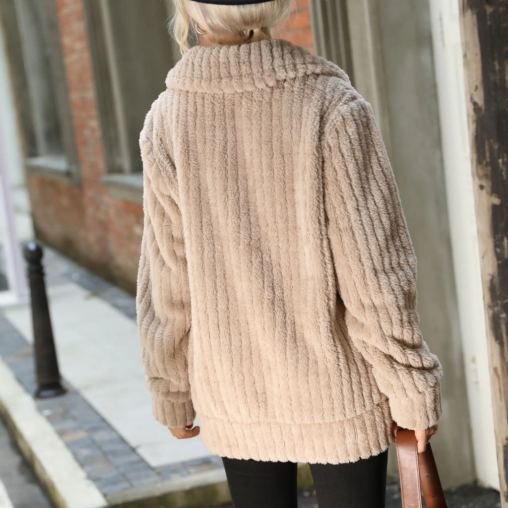 Iris Teddy Zip Cardigan