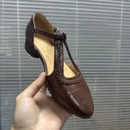 Valeria T-Strap Sandals