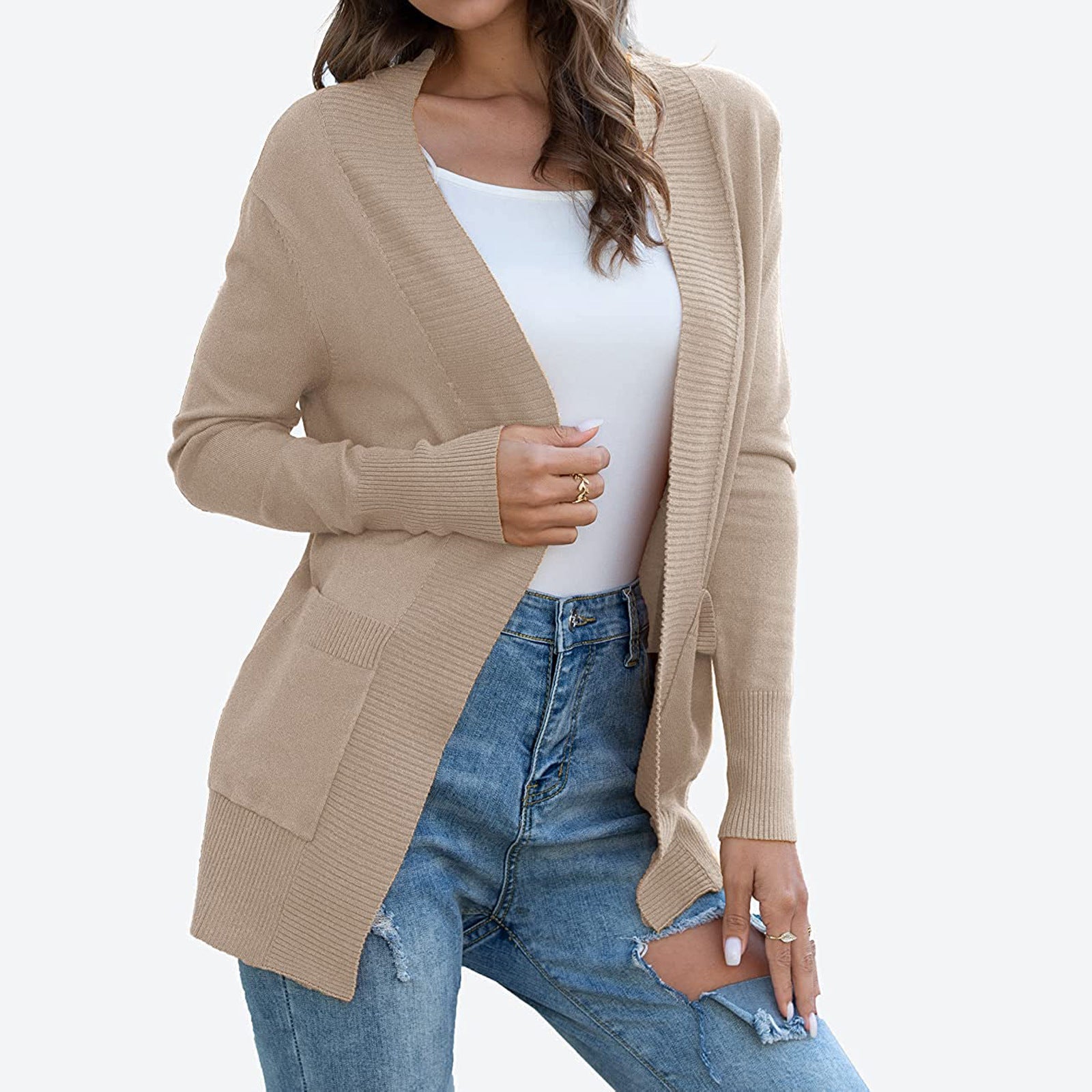 Ella Open Front Cardigan