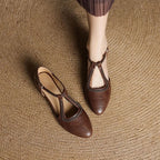 Valeria T-Strap Sandals