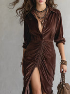 Thalisse - Elegant Midi Dress