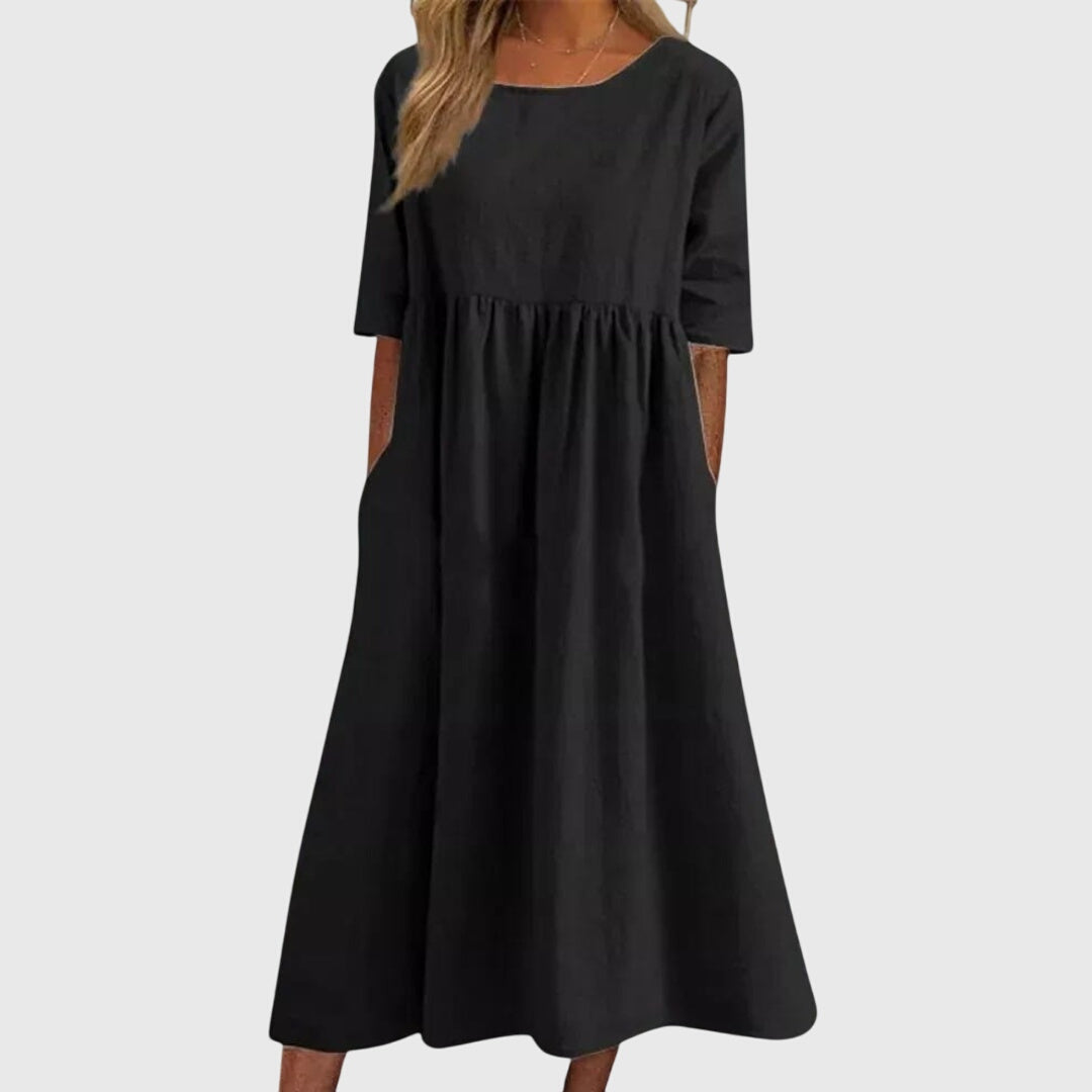 Maisley Elegant Short-Sleeved Dress