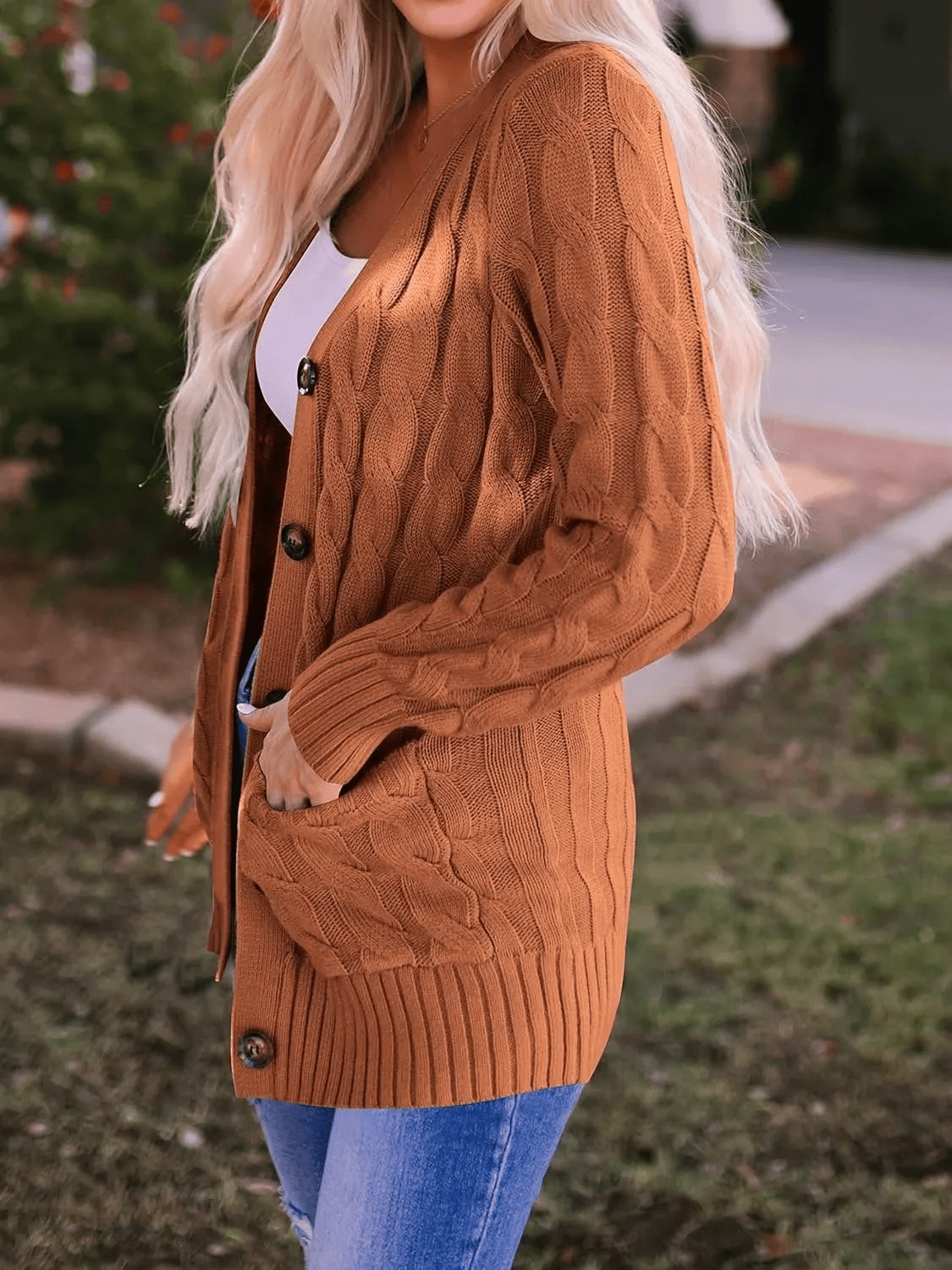 Elowen Button-Down Knit Cardigan